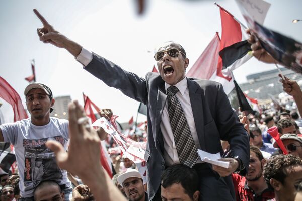 Противники президента Моххамеда Мурси на площади Тахрир в Каире, Египет - Sputnik Абхазия