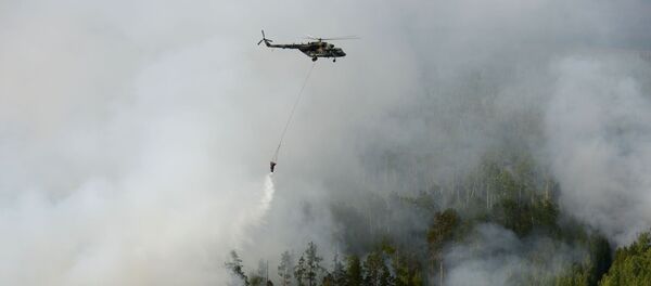 Ликвидация пожаров в Красноярском крае - Sputnik Абхазия