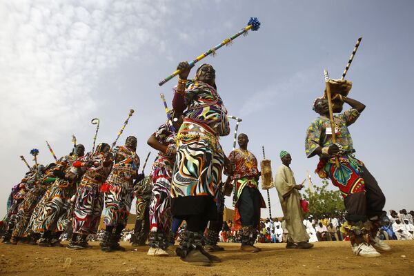 Представители народности Нуба на празднике малых народов в Омдурмане, Судан - Sputnik Абхазия
