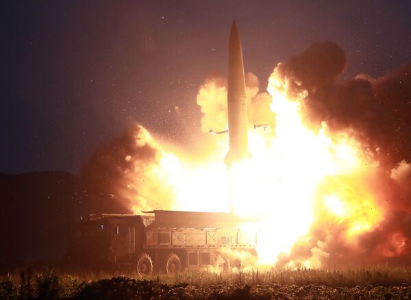 Запуск новой баллистической ракеты в Северной Корее - Sputnik Абхазия