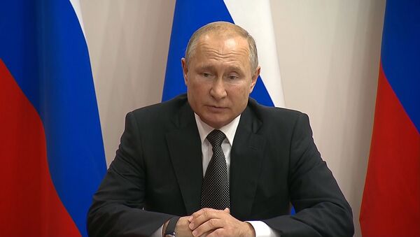 Президент России Владимир Путин провел совещание с членами Совета безопасности России - Sputnik Абхазия
