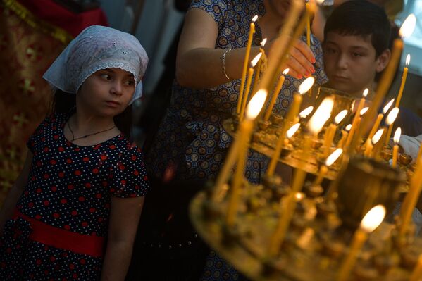 Празднования Преображения Господня в Абхазии - Sputnik Абхазия