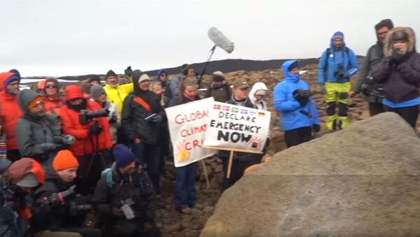 Похороны ледника: в Исландии простились с Окйекюдлем - Sputnik Абхазия