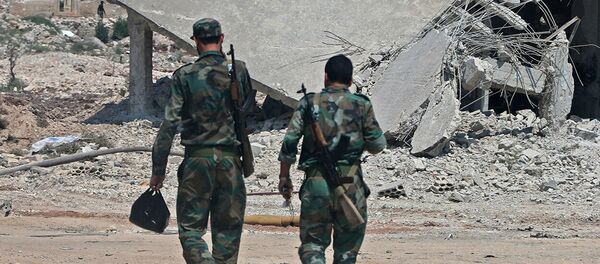 Сирийские правительственные войска в Идлибе  - Sputnik Абхазия
