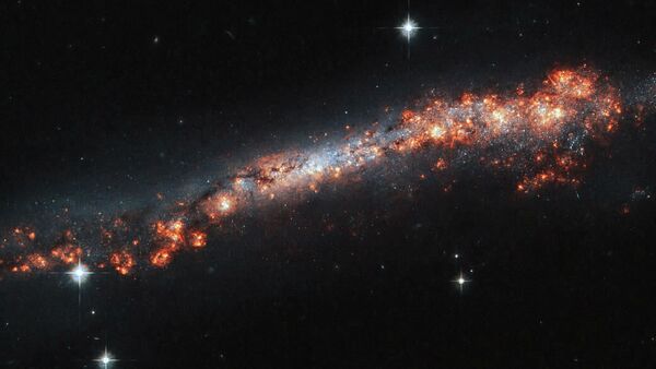 Галактика NGC 3432 в созвездии Малый Лев - Sputnik Абхазия