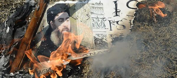 Террорист номер один, главарь Исламского государства* Абу-Бакр аль-Багдади  Террорист номер один, главарь Исламского государства* Абу-Бакр аль-Багдади  - Sputnik Абхазия