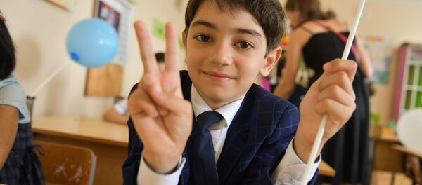 Открытие школы в селе Ачгуара Открытие школы в селе Ачгуара - Sputnik Абхазия