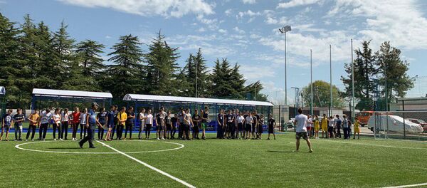 Росатом Гагра араион ахәыҷқәа рзы еиҿнакааз аспорттә хәмаррақәа - Sputnik Аҧсны