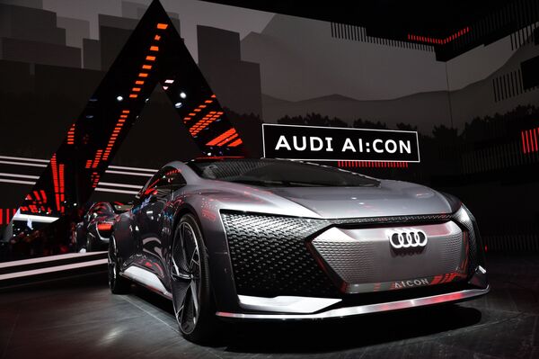 Автомобиль Audi AI:Con на международном автомобильном салоне во Франкфурте - Sputnik Абхазия
