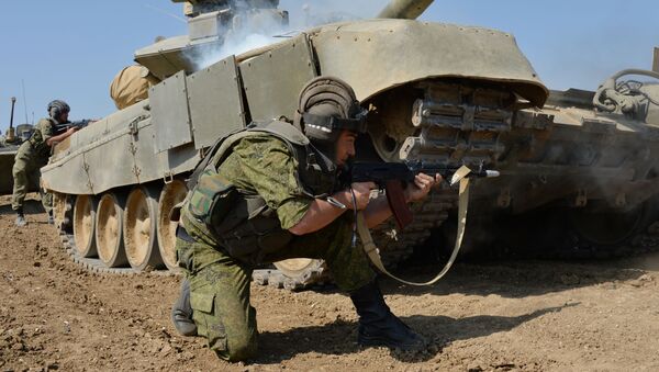 Тактические занятия мотострелковой бригады ЮВО МО РФ в Дагестане - Sputnik Абхазия