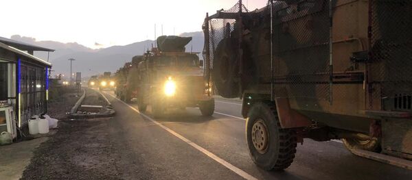 Турецкая военная техника в городе Килис недалеко от границы с Сирией, архивное фото Турецкая военная техника в городе Килис недалеко от границы с Сирией, архивное фото - Sputnik Абхазия