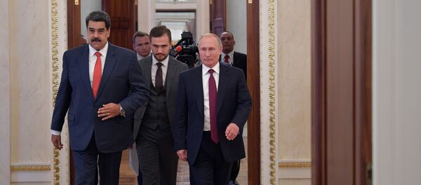 Встреча президента РФ В. Путина с  президентом Венесуэлы Н. Мадуро Встреча президента РФ В. Путина с  президентом Венесуэлы Н. Мадуро - Sputnik Абхазия