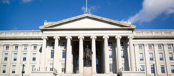 Здание Министерства финансов США в Вашингтоне. Архивное фото - Sputnik Абхазия