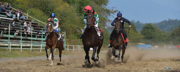 Скачки в селе Моква - Sputnik Абхазия