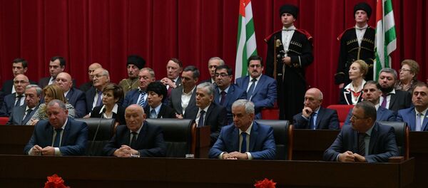 Инаугурация президента Абхазии Рауля Хаджимба Инаугурация президента Абхазии Рауля Хаджимба - Sputnik Абхазия