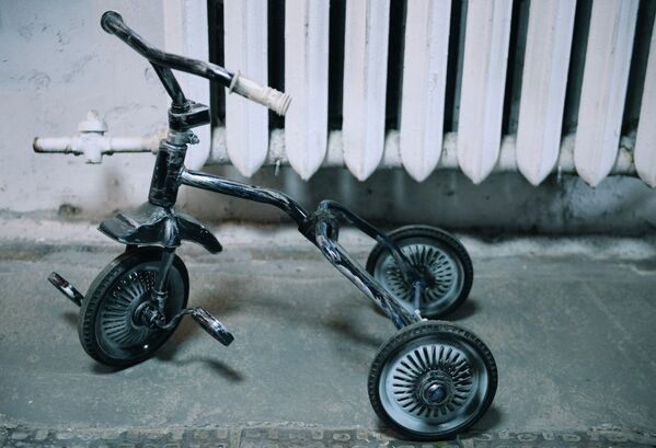 Детский велосипед - экспонат музея советского быта Сделано в СССР в Екатеринбурге - Sputnik Абхазия