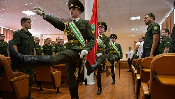 Торжественное собрание Минобороны в честь дня создания Вооруженных сил Абхазии - Sputnik Абхазия