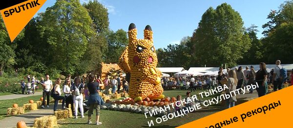 Гигантская тыква и овощные скульптуры - Sputnik Абхазия