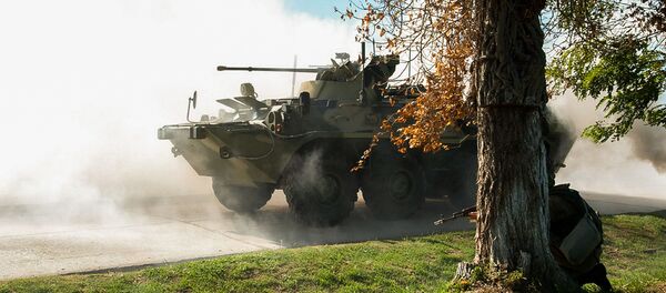 Военнослужащие ЮВО и Минобороны Абхазии остановили наступление условного противника в горах и на морском побережье - Sputnik Абхазия