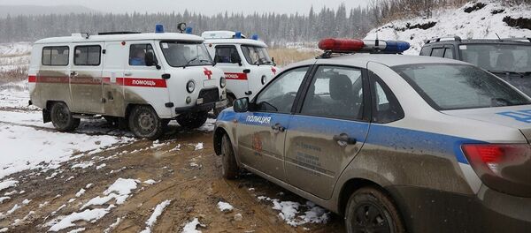 Место прорыва технологической дамбы на реке Сейба в Курагинском районе Красноярского края - Sputnik Абхазия