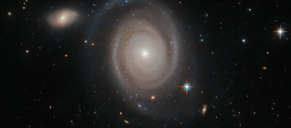 Спиральная галактика NGC 1706 в созвездии Золотая Рыба - Sputnik Абхазия