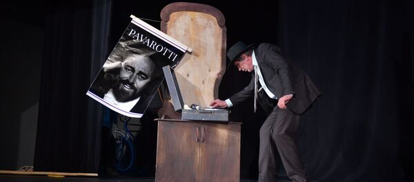 Репетиция спектакля Берег неба в Абхазском драматическом театре Репетиция спектакля Берег неба в Абхазском драматическом театре - Sputnik Абхазия