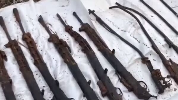 В Орловской области из реки достали 33 единицы стрелкового оружия времён ВОВ - Sputnik Абхазия