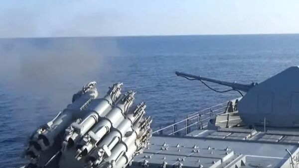 Совместные учения ВМФ и ВКС России в Средиземном море - Sputnik Абхазия