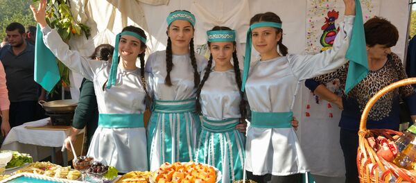 Праздник Амшен в селе Яштуха Праздник Амшен в селе Яштуха - Sputnik Абхазия