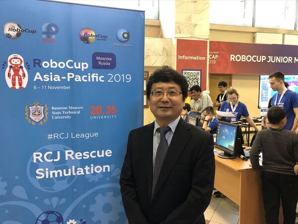 Президент Чемпионата по робототехнике и искусственному интеллекту Robocup Asia Pasific Changjiu Zhou - Sputnik Абхазия