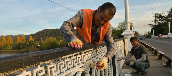 Результат работы коммунальных служб города Сухум Результат работы коммунальных служб города Сухум - Sputnik Абхазия