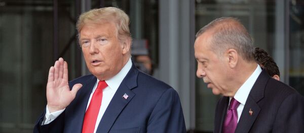 Президент США Дональд Трамп и президент Турции Реджеп Тайип Эрдоган  Президент США Дональд Трамп и президент Турции Реджеп Тайип Эрдоган  - Sputnik Абхазия