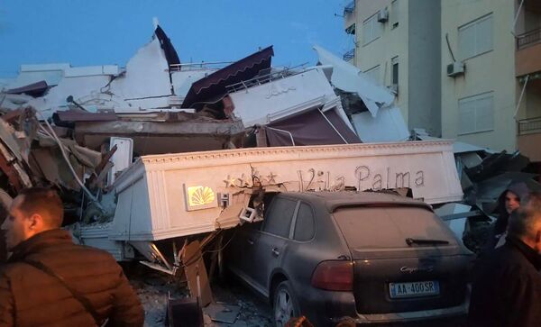 Последствия землетрясения в Албании. 26 ноября 2019  - Sputnik Абхазия