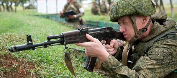 В Абхазии более 3 тыс. военнослужащих ЮВО выполнили боевые стрельбы с использованием радиоуправляемого оборудования В Абхазии более 3 тыс. военнослужащих ЮВО выполнили боевые стрельбы с использованием радиоуправляемого оборудования - Sputnik Абхазия