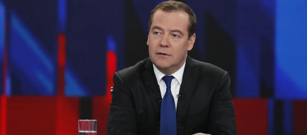 Интервью Премьер-министра РФ Д. Медведева российским телеканалам Интервью Премьер-министра РФ Д. Медведева российским телеканалам - Sputnik Аҧсны