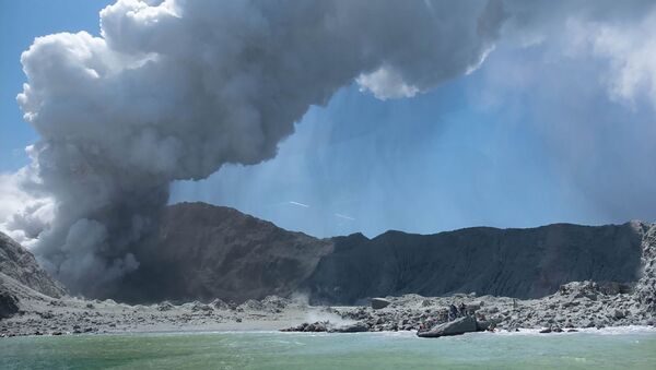 Извержение вулкана на острове Уайт-Айленд в Новой Зеландии - Sputnik Абхазия
