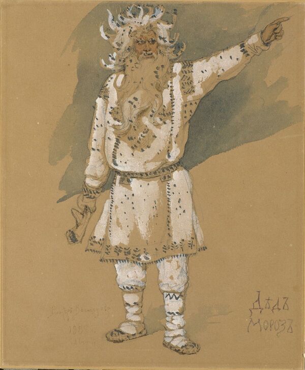 Сказочный персонаж у славянский народов - Дед Мороз, В. М. Васнецов, 1885 - Sputnik Абхазия