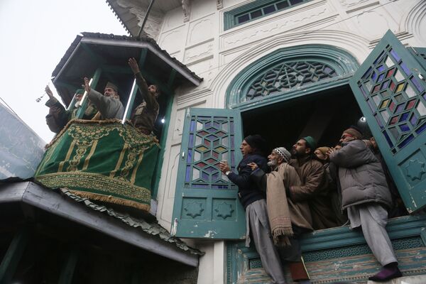 Молитва мусульман в Кашмире - Sputnik Абхазия