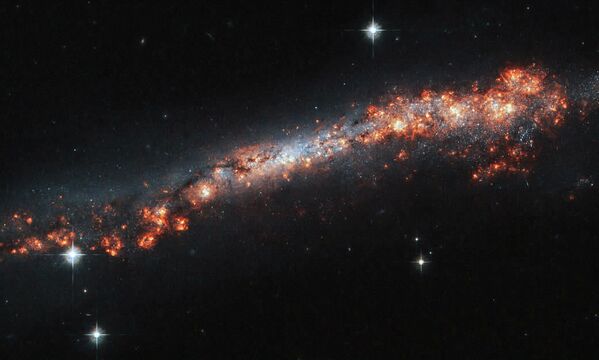 Галактика NGC 3432 в созвездии Малый Лев - Sputnik Абхазия