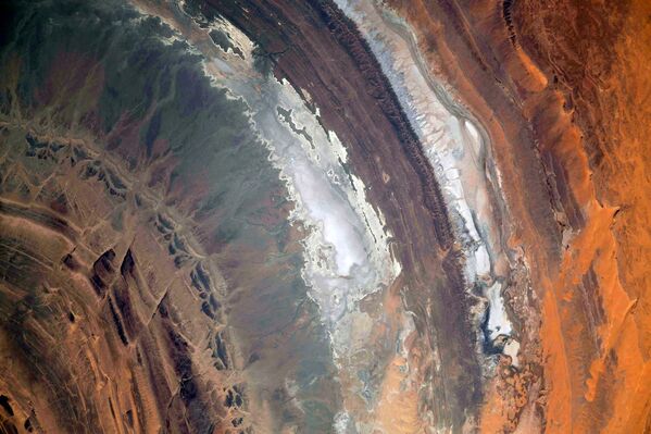 Вид из космоса на структуру Ришат в пустыне Сахара - Sputnik Абхазия