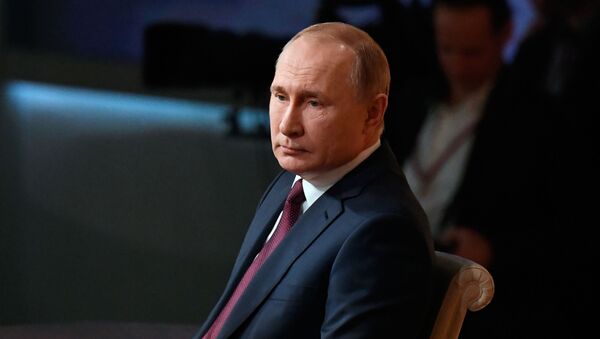 Ежегодная большая пресс-конференция президента РФ В. Путина - Sputnik Абхазия