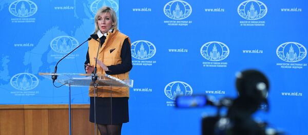 Брифинг официального представителя МИД России М. Захаровой Брифинг официального представителя МИД России М. Захаровой - Sputnik Абхазия