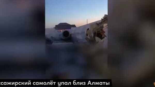 Пассажирский самолет рухнул в Алматы: 14 человек погибли - Sputnik Абхазия