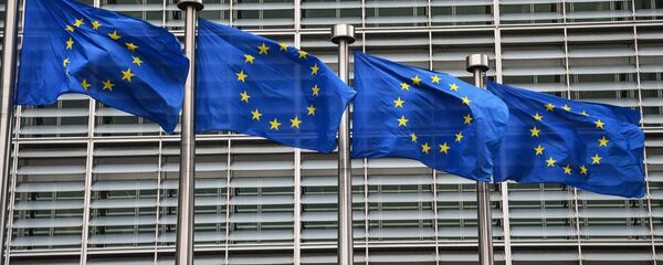 Флаги с символикой Евросоюза Флаги с символикой Евросоюза - Sputnik Абхазия