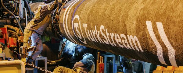 Строительство газопровода Турецкий поток. Архивное фото Строительство газопровода Турецкий поток. Архивное фото - Sputnik Абхазия