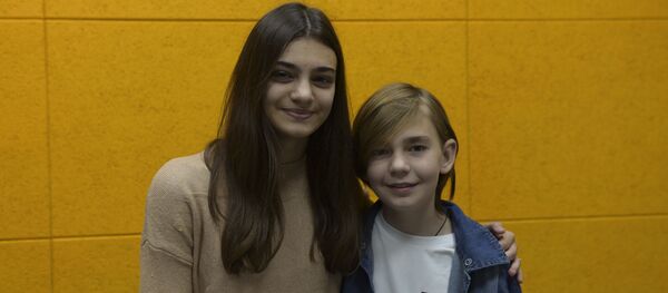 Валерия Адлейба и Кирил Есин  Валерия Адлейба и Кирил Есин  - Sputnik Абхазия