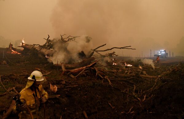 Тушение лесных пожаров в Австралии - Sputnik Абхазия