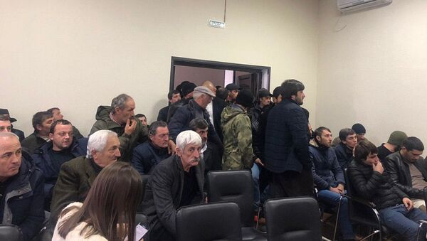 Сторонники Хаджимба в здании суда  - Sputnik Абхазия