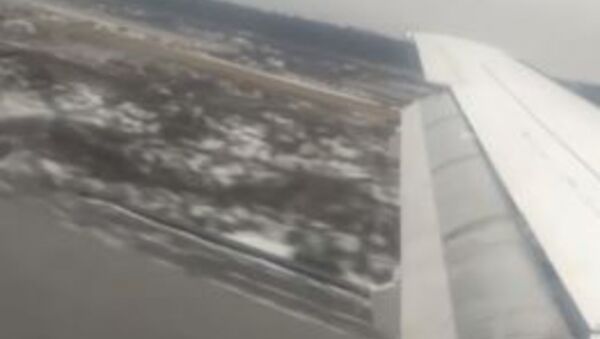 Посадку самолета на недействующую полосу в Домодедово сняли на видео - Sputnik Абхазия