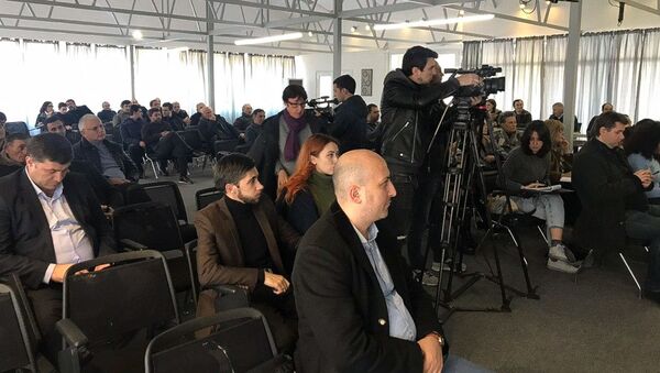 Встреча инициативной группы по принятию 20-й статьи Конвенций ООН против коррупции в Абхазии - Sputnik Абхазия